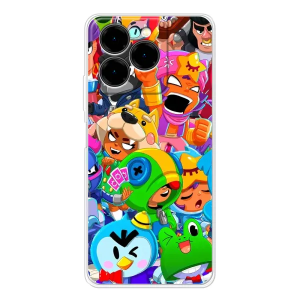 Чохол з принтом «Герої Бравл Старс» для Ulefone Note 20 Pro