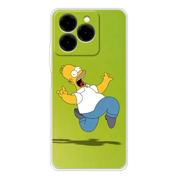 Чехол с принтом «Гомер Симпсон» для Ulefone Note 20 Pro