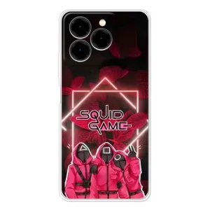 Чехол Гра в кальмара для Ulefone Note 20 Pro (Охранники Игра кальмара)