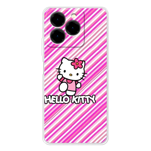 Чехол с принтом «Hello Kytty» для Ulefone Note 20 Pro Чехол с принтом «Hello Kytty» для Ulefone Note 20 Pro