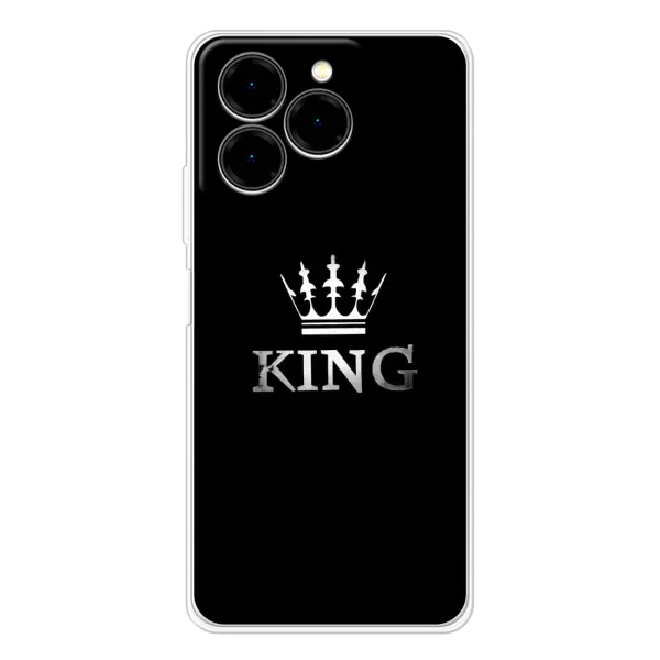 Чехол с принтом «KING» для Ulefone Note 20 Pro