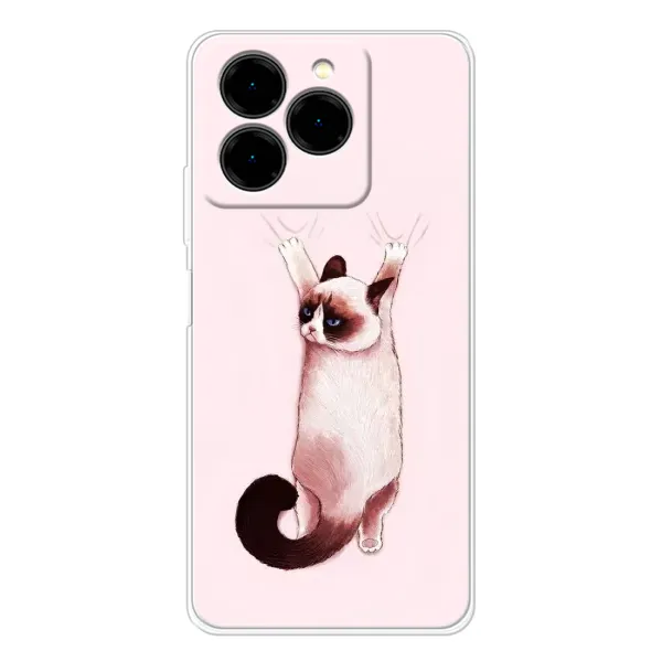 Чехол с принтом «Котик падает» для Ulefone Note 20 Pro Чехол с принтом «Котик падает» для Ulefone Note 20 Pro