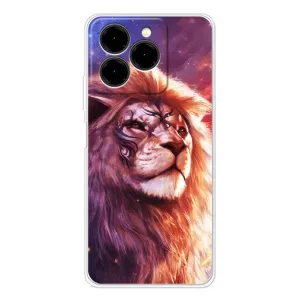 Чехол со Львом для Ulefone Note 20 Pro (VPrint) (Красочный Лев)