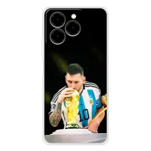 Чехлы для Ulefone Note 20 Pro (Leo чемпион) (AlphaPrint) (Кубок Месси)
