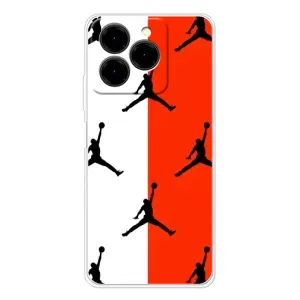 Чехлы для Ulefone Note 20 Pro - с картинкой JORDAN (AlphaPrint) (Лого Джордан)