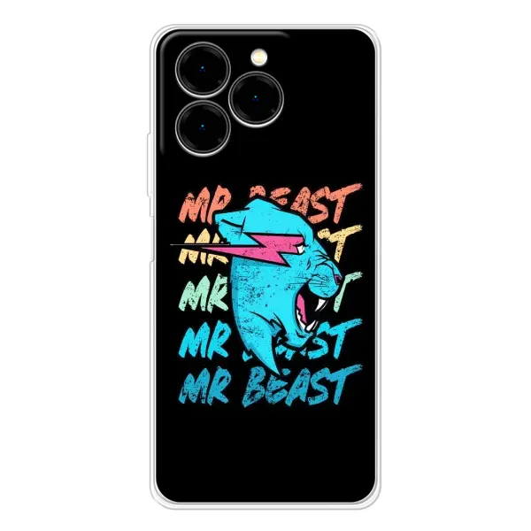 Чохол з принтом «logo Mr beast» для Ulefone Note 20 Pro