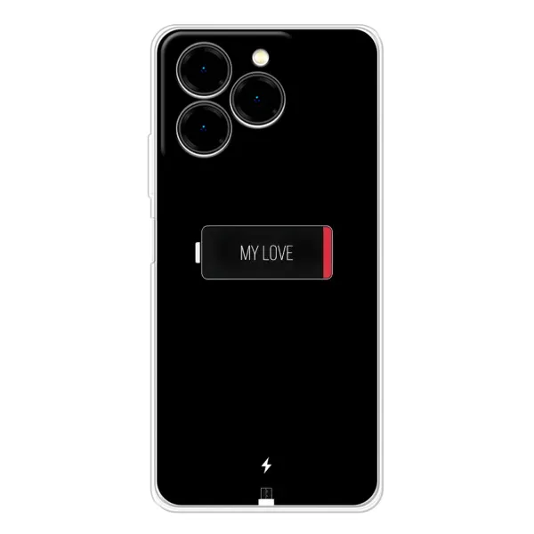 Чехол с принтом «Love battery» для Ulefone Note 20 Pro