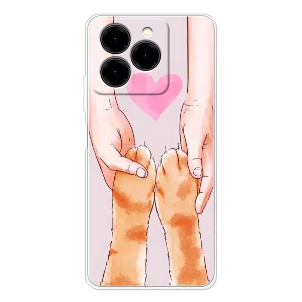 Чехол с принтом «Любовь к котикам» для Ulefone Note 20 Pro Чехол с принтом «Любовь к котикам» для Ulefone Note 20 Pro