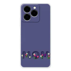 Чехол с принтом «Мама в цветах» для Ulefone Note 20 Pro