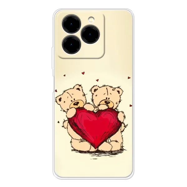 Чехол с принтом «Медвежонки» для Ulefone Note 20 Pro