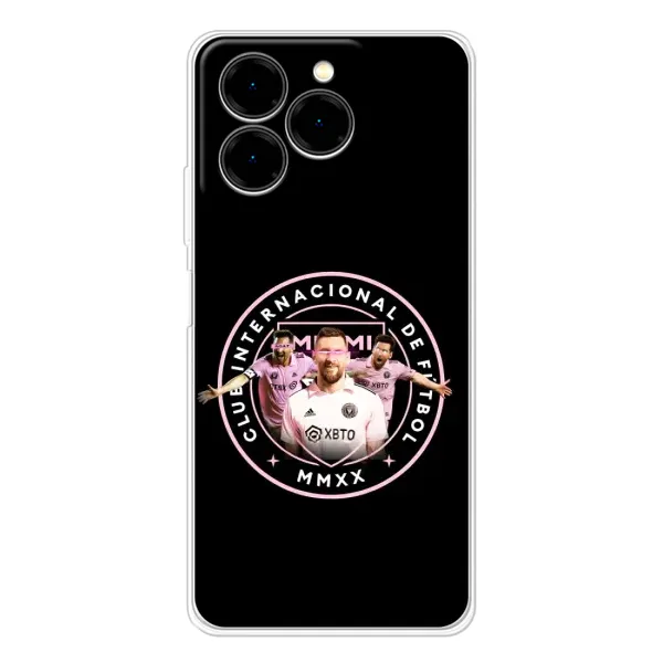 Чехол с принтом «Месси в лого» для Ulefone Note 20 Pro