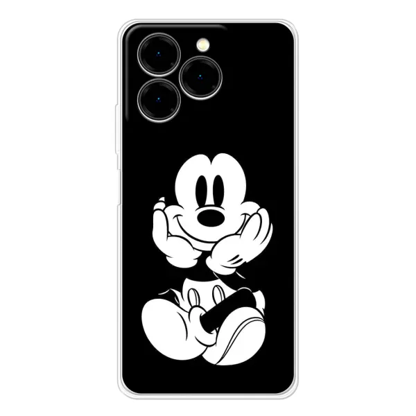 Чехол с принтом «Микки на черном» для Ulefone Note 20 Pro