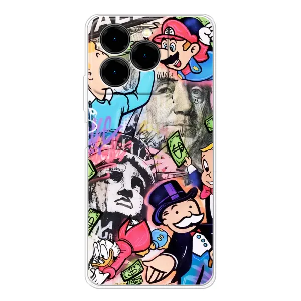 Чехол с принтом «Monopoly man» для Ulefone Note 20 Pro