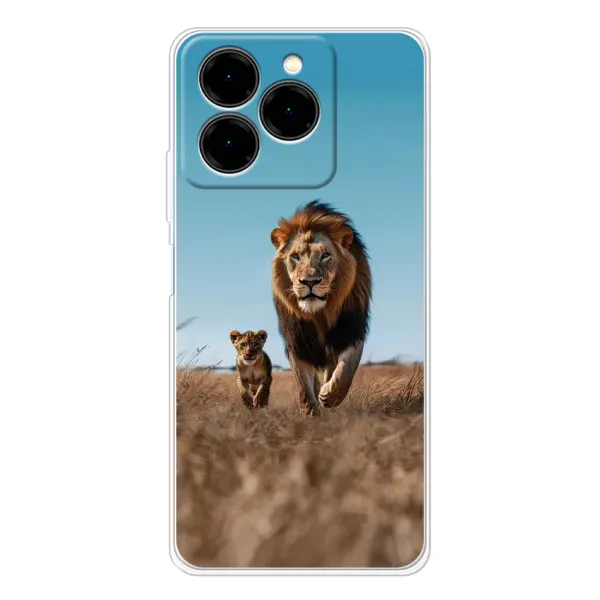 Чехол с принтом «Мусафа и Симба» для Ulefone Note 20 Pro