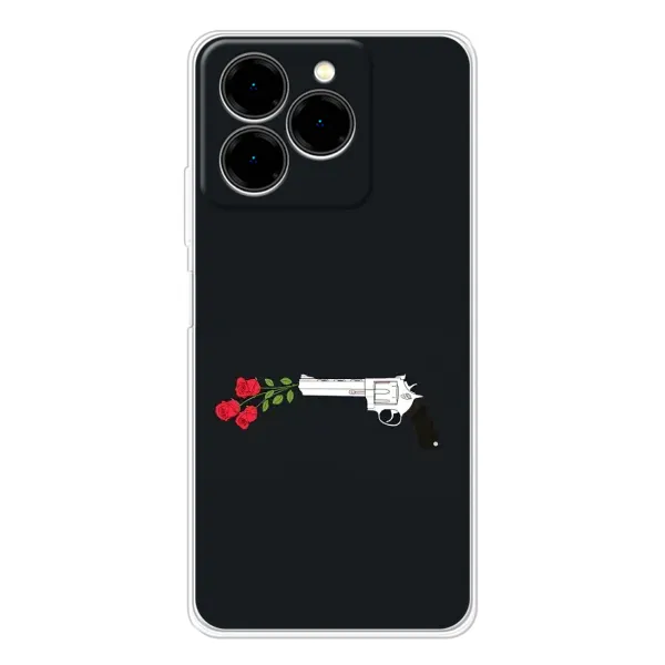 Чохол з принтом «Неочікувані квіти» для Ulefone Note 20 Pro