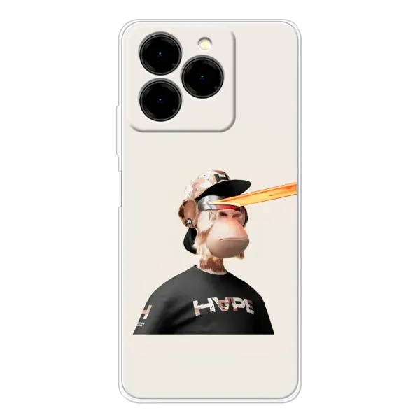 Чехол с принтом «обезьяна NFT в очках» для Ulefone Note 20 Pro Чехол с принтом «обезьяна NFT в очках» для Ulefone Note 20 Pro