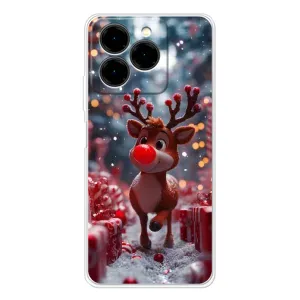 Чехол с принтом «Олень среди подарков» для Ulefone Note 20 Pro