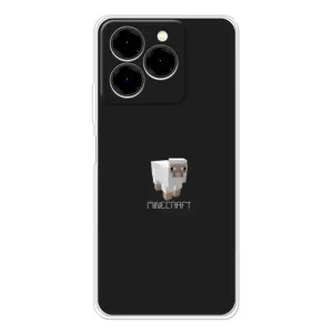 Чехол Майнкрафт на Ulefone Note 20 Pro (AlphaPrint) Minecraft (Овечка Майнкрафт)