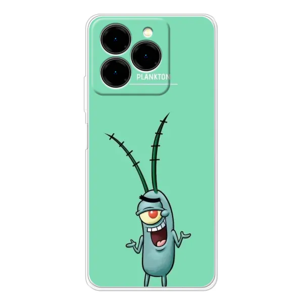 Чехол с принтом «Персонаж Планктон» для Ulefone Note 20 Pro Чехол с принтом «Персонаж Планктон» для Ulefone Note 20 Pro
