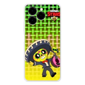 Чехлы Brawl Stars для Ulefone Note 20 Pro (AlphaPrint) (Поко в самбреро)
