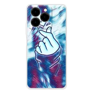 Чохол з принтом для Ulefone Note 20 Pro (AlphaPrint - Знак сердечка) (Радужне серце)