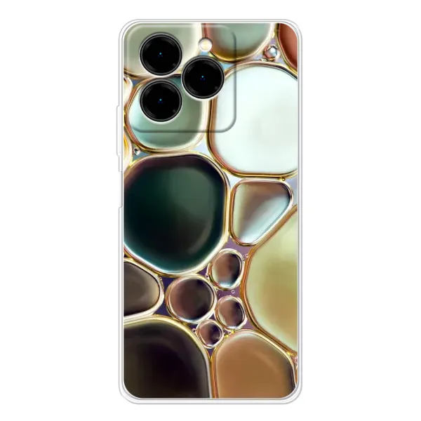 Чехол с принтом «Радужный Мрамор» для Ulefone Note 20 Pro