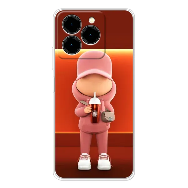Чохол з принтом «З Кавою» для Ulefone Note 20 Pro
