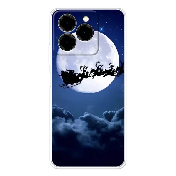 Чехол с принтом «Санта - луна» для Ulefone Note 20 Pro