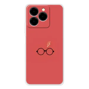 Чехлы с Гарри Поттером для Ulefone Note 20 Pro (AlphaPrint) (шрам и очки)