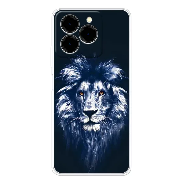 Чохол з принтом «Синій Лев» для Ulefone Note 20 Pro