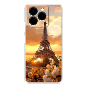 Чехол Эйфелева Башня для Ulefone Note 20 Pro - (AlphaPrint) (Солнечная башня)