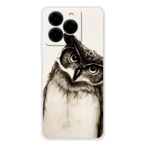 Чехол с птицами на Ulefone Note 20 Pro (VPrint) (Сова)