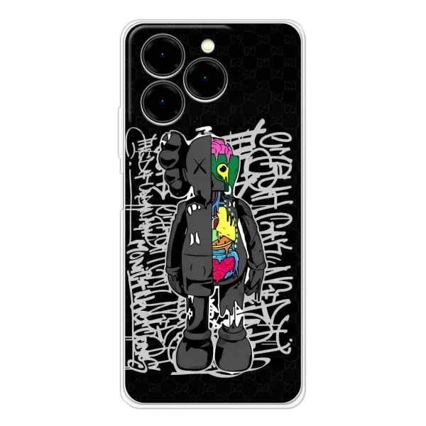 Чохол з принтом «Стиль Bearbrick» для Ulefone Note 20 Pro