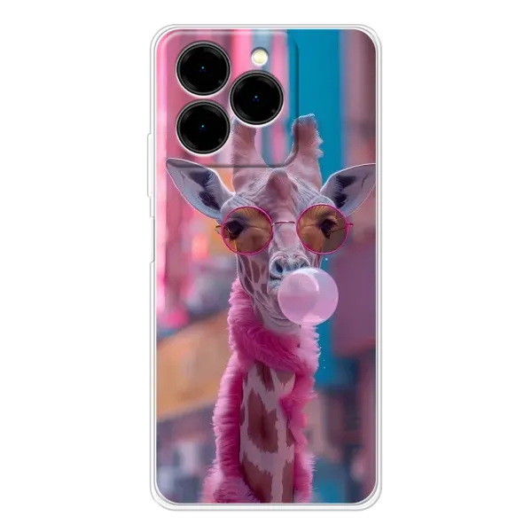 Чехол с принтом «Стильный жирав» для Ulefone Note 20 Pro