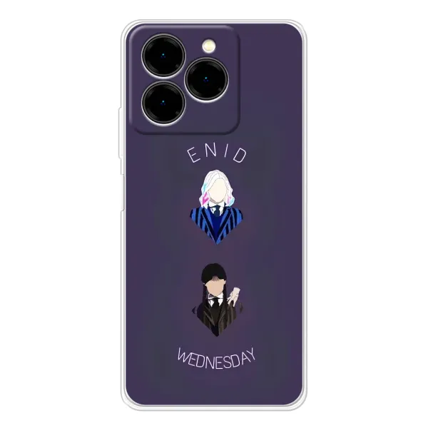 Чехол с принтом «Уэнздей и подруга» для Ulefone Note 20 Pro