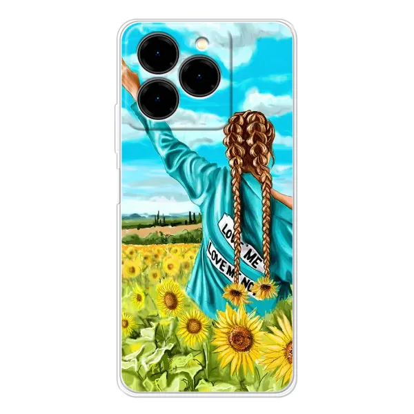 Чехол с принтом «Украиночка» для Ulefone Note 20 Pro