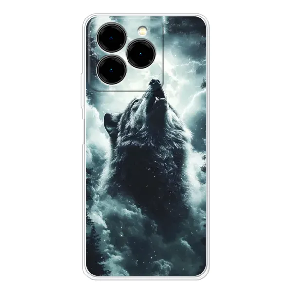 Чехол с принтом «Волк в облаках» для Ulefone Note 20 Pro Чехол с принтом «Волк в облаках» для Ulefone Note 20 Pro
