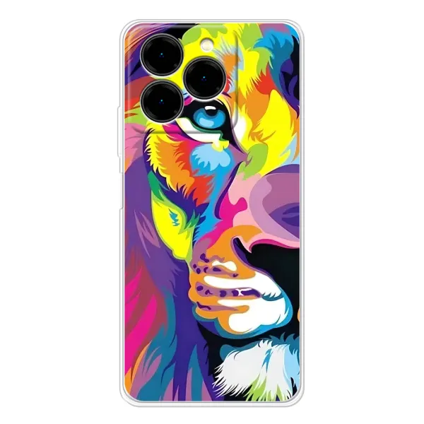 Чохол з принтом «Яскравий Лев» для Ulefone Note 20 Pro