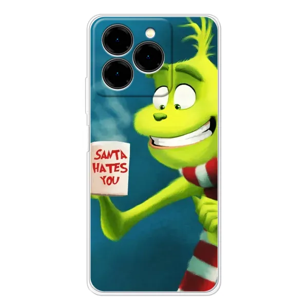 Чехол с принтом «Зеленый Гринч» для Ulefone Note 20 Pro