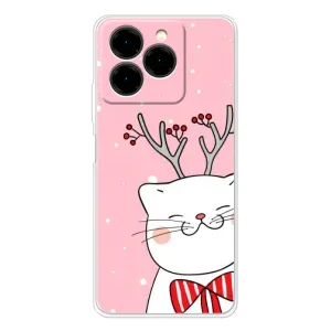 Чехол с принтом «Зимний кот» для Ulefone Note 20 Pro