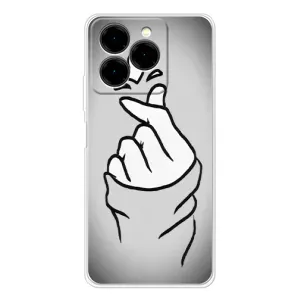 Чохол з принтом для Ulefone Note 20 Pro (AlphaPrint - Знак сердечка) (Значок Love)