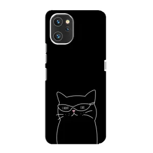 Чехол с рисунком кот на Umidigi A13 Pro (Равнодушный кот)