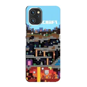 Чехол Майнкрафт на Umidigi A13 Pro (AlphaPrint) Minecraft (фон Minecraft)