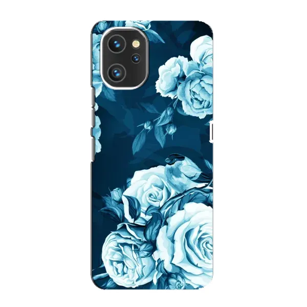 Чехол с принтом «Голубые Бутоны» для UMIDIGI A13 Pro