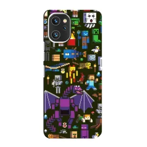 Чехол Майнкрафт на Umidigi A13 Pro (AlphaPrint) Minecraft (Коллаж Майнкрафт)