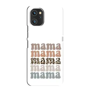 Чехлы для мамы на Umidigi A13 Pro (Текстовый коллаж мама)