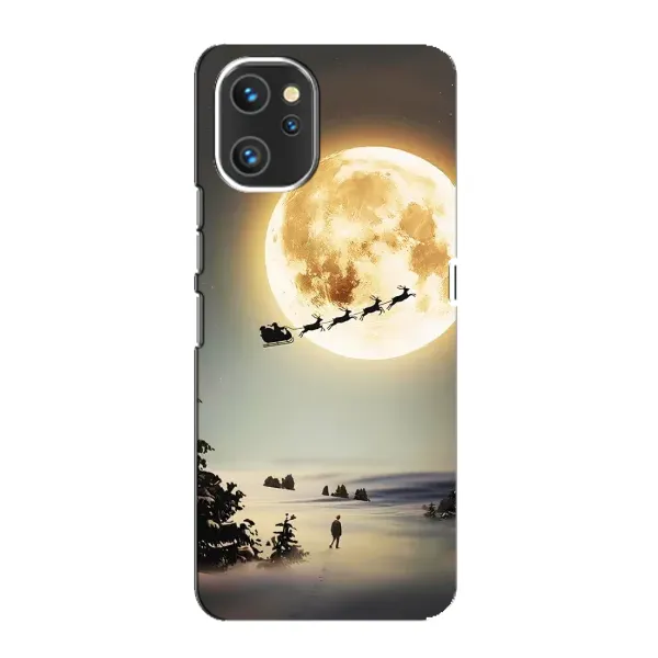 Чехол с принтом «Санта на луне» для UMIDIGI A13 Pro Чехол с принтом «Санта на луне» для UMIDIGI A13 Pro