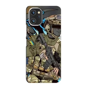 Чехлы с картинкой ЗСУ для Umidigi A13 Pro (AlphaPrint) (Воин ВСУ)