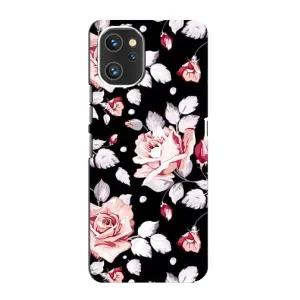 Чехлы с Цветами для Umidigi A13 (VPrint) (Цветочки на черном)