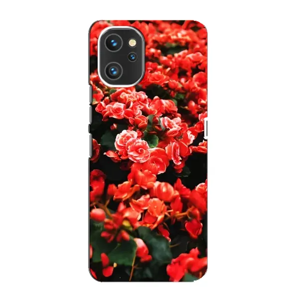 Чехол с принтом «Цветы красные» для UMIDIGI A13 Чехол с принтом «Цветы красные» для UMIDIGI A13